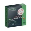Taśma LED 230V V-TAC bezpunktowa COB 286LED/m 12,5W/m rolka 10mb VT-2025 286-10M 3000K 1100lm